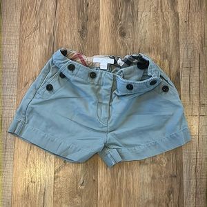 | Burberry | girls blue shorts 8